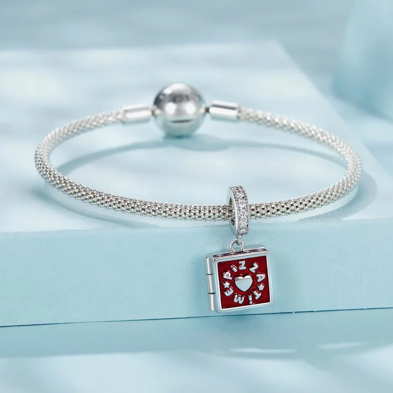 (изображение за) Висулка за забавна пица в стил PANDORA - SCC2841 - Преглед 4
