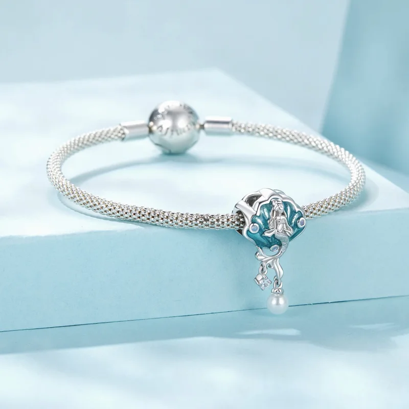 (изображение за) Мъниста русалка в стил PANDORA - SCC2845 - Преглед 4