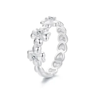 (изображение за) Пръстен с четирилистна детелина в стил PANDORA - SCR1045