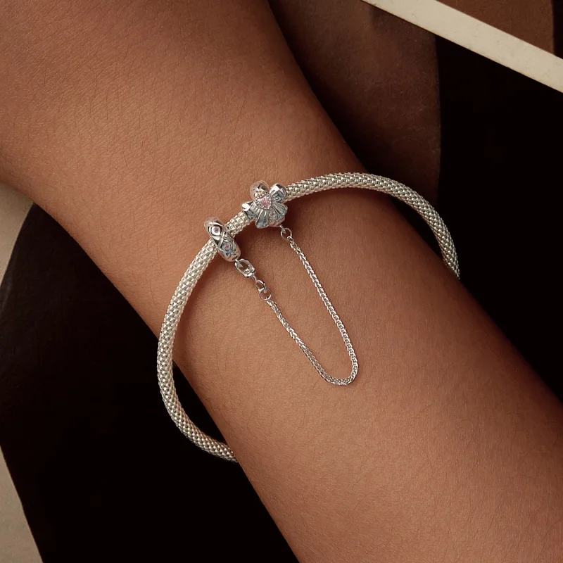 (изображение за) Силиконова предпазна верига PANDORA Style Bow - BSC1053 - Преглед 5