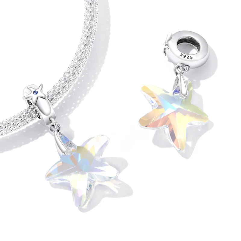 (изображение за) Стъклени мъниста морски звезди PANDORA Style - BSC599 - Преглед 4