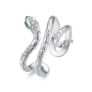 (изображение за) Пръстен със змия в стил PANDORA - YIR245-E
