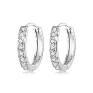 PANDORA Style Семпли сребърни обеци - BSE1060-AM (изображение за) PANDORA Style Семпли сребърни обеци - BSE1060-AM