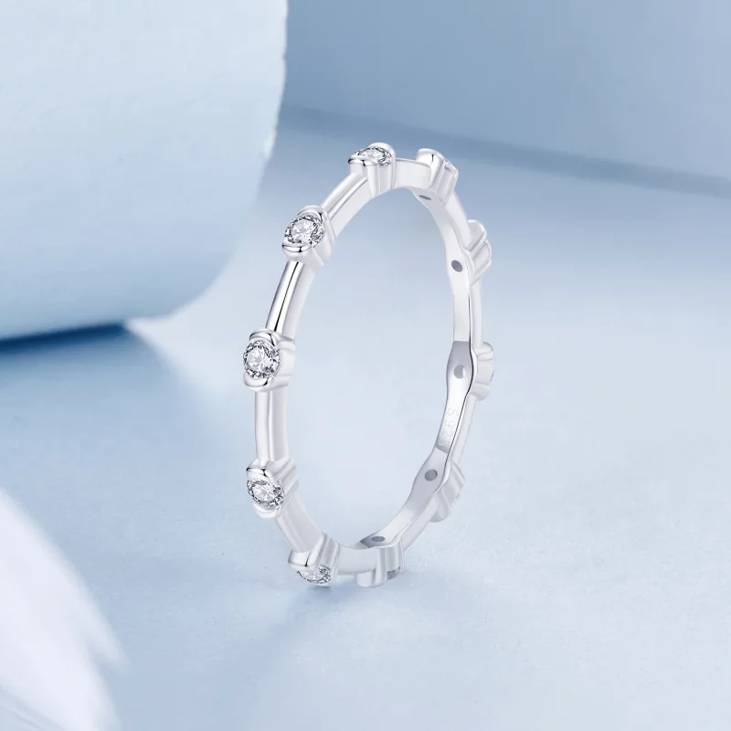 (изображение за) PANDORA Style Изискан малък единичен пръстен - BSR576 - Преглед 2