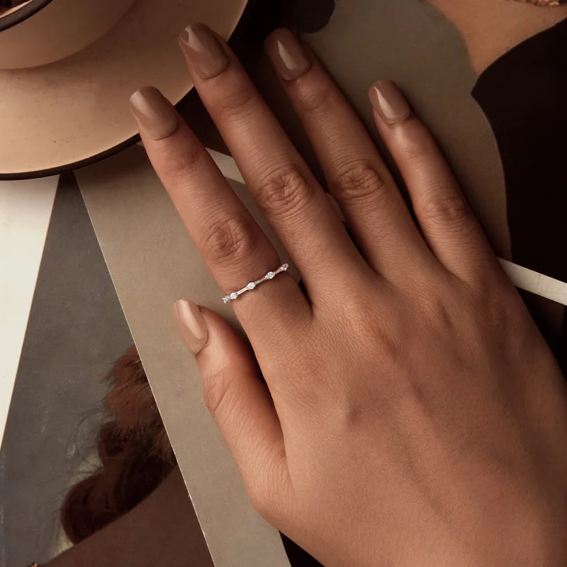 (изображение за) PANDORA Style Изискан малък единичен пръстен - BSR576 - Преглед 4