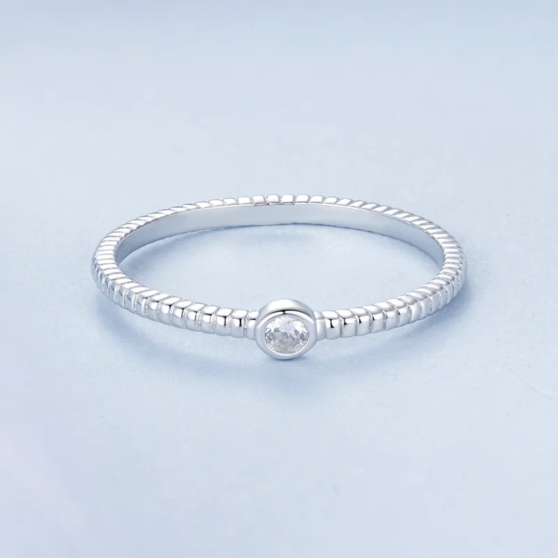 (изображение за) PANDORA Style Изискан малък единичен пръстен - BSR577 - Преглед 3