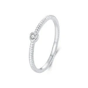 (изображение за) PANDORA Style Изискан малък единичен пръстен - BSR577