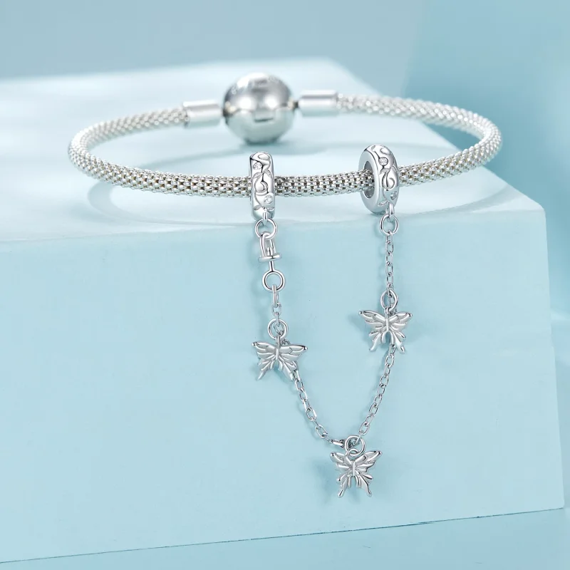 (изображение за) PANDORA Style Butterfly предпазна верига - SCC2829 - Преглед 3