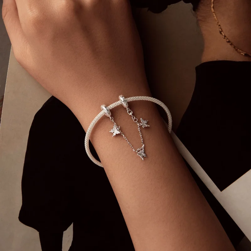 (изображение за) PANDORA Style Butterfly предпазна верига - SCC2829 - Преглед 5