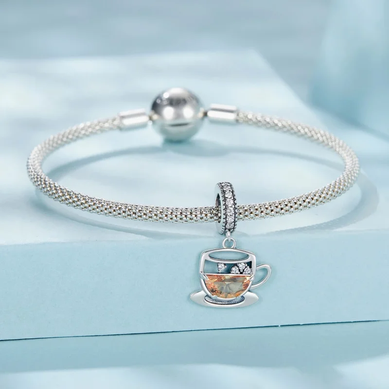 (изображение за) PANDORA Style Интересна висулка кафе - SCC2842 - Преглед 4