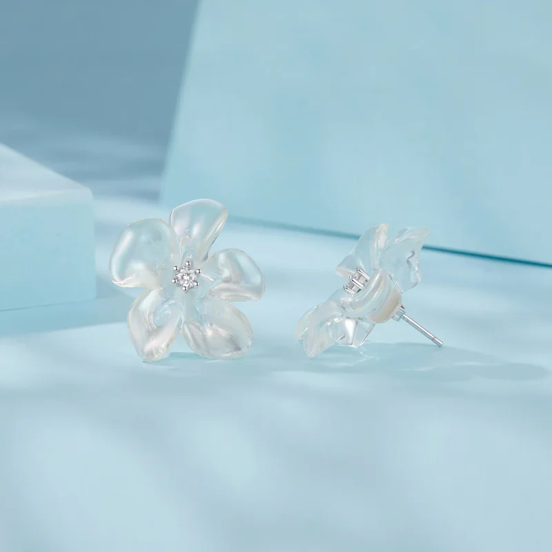 (изображение за) PANDORA Style Обеци със свежи цветя - SCE1804 - Преглед 4