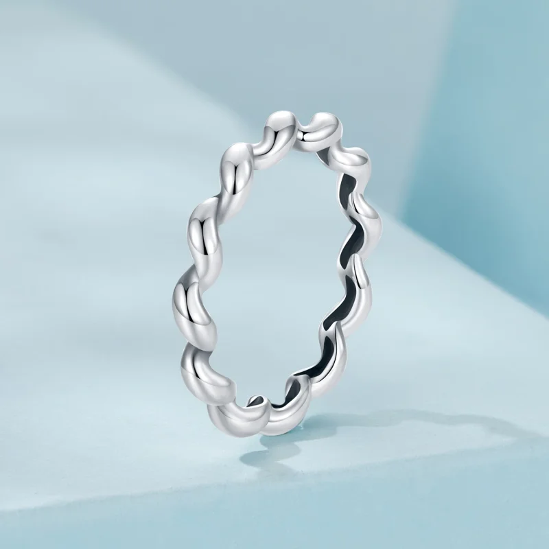 (изображение за) PANDORA Style Усукан метален пръстен - SCR1047 - Преглед 2