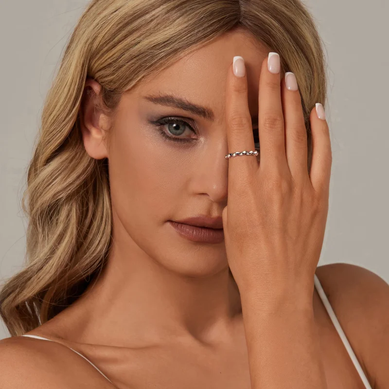 (изображение за) PANDORA Style Усукан метален пръстен - SCR1047 - Преглед 7