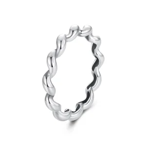 PANDORA Style Усукан метален пръстен - SCR1047 (изображение за) PANDORA Style Усукан метален пръстен - SCR1047
