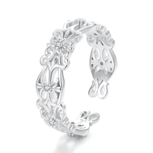 PANDORA Style Vintage широк пръстен с дворцов модел - BSR575-E (изображение за) PANDORA Style Vintage широк пръстен с дворцов модел - BSR575-E