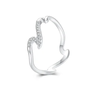 (изображение за) PANDORA Style Wave Ring - BSR587
