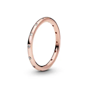 (изображение за) Обикновен искрящ пръстен Pandora - 180945CZ