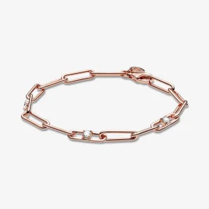 (изображение за) Гривна Pandora с верига и камъни - 589177C01