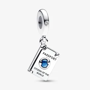 Висящ талисман за отварящ се паспорт Pandora - 792680C01 (изображение за) Висящ талисман за отварящ се паспорт Pandora - 792680C01