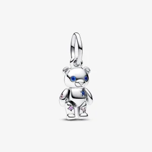 Висящ талисман с подвижно плюшено мече Pandora - 792986C01 (изображение за) Висящ талисман с подвижно плюшено мече Pandora - 792986C01