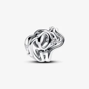 Талисман с ажурно слонче Pandora - 793345C01 (изображение за) Талисман с ажурно слонче Pandora - 793345C01