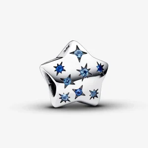 (изображение за) Талисман Pandora Bold Sparkling Star Charm - 792974C01