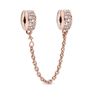 (изображение за) Талисман с щипка за верижка Pandora Clear Pavé - 786322CZ