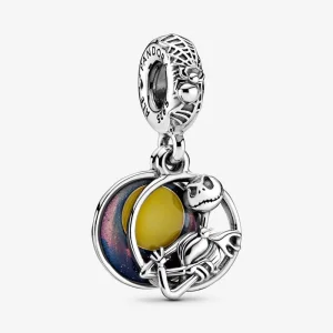 (изображение за) Двойна висяща талисманка Pandora Disney Кошмар преди Коледа - 799148C01