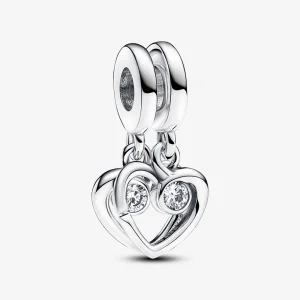 Висящ талисман Pandora Forever & Always - 793232C01 (изображение за) Висящ талисман Pandora Forever & Always - 793232C01