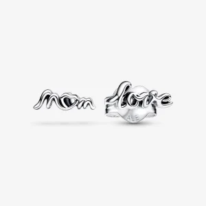 (изображение за) Обеци Pandora Love Mom Stud - 292669C00