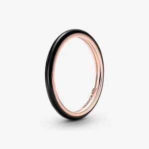 (изображение за) Пръстен с черен емайл Pandora ME - 189655C01