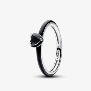 (изображение за) Пръстен със сърце с черна чакра Pandora ME - 193088C01