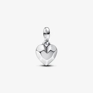 (изображение за) Мини талисман с фасетирано сърце Pandora ME - 792305C00