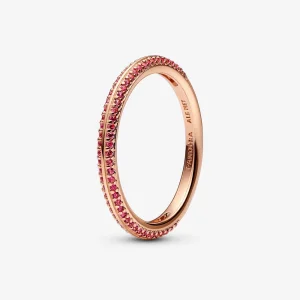 (изображение за) Пръстен Pandora ME Red Pavé - 189679C02