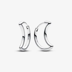 (изображение за) Обеци Pandora Moon Hoop - 292989C00