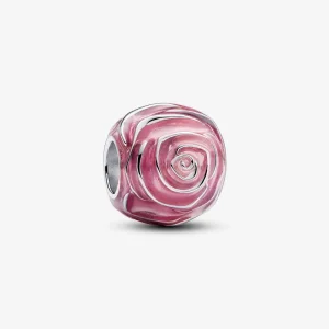 Талисман Pandora Pink Rose in Bloom - 793212C01 (изображение за) Талисман Pandora Pink Rose in Bloom - 793212C01