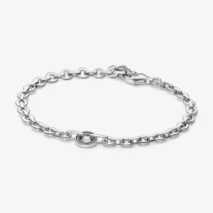 (изображение за) Гривна Pandora Signature Pavé Bold Chain - 592777C01