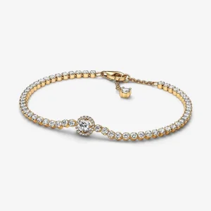 (изображение за) Тенис гривна Pandora Sparkling Halo - 569416C01