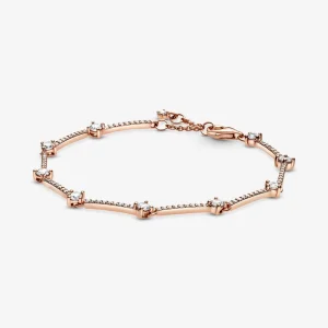 (изображение за) Гривна Pandora Sparkling Pavé Bars - 589217C01