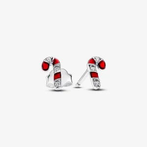 Pandora Искрящи червени обеци с бонбони - 292996C01 (изображение за) Pandora Искрящи червени обеци с бонбони - 292996C01