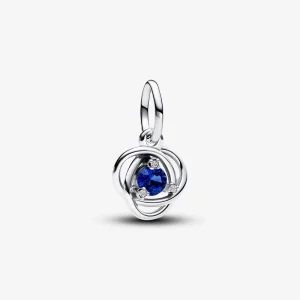 Pandora Септември Синя вечност Висящ талисман с кръг - 793125C09 (изображение за) Pandora Септември Синя вечност Висящ талисман с кръг - 793125C09