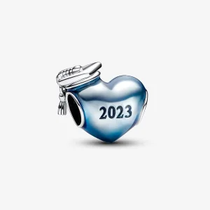 (изображение за) Pandora Blue 2023 Талисман сърце за дипломиране - 792590C01