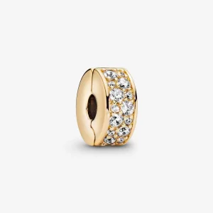 (изображение за) Pandora Clear Pavé Clip Charm - 768658C01