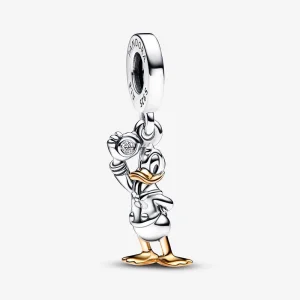 (изображение за) Pandora Disney 100th Anniversary Доналд Дък Лабораторно отглеждан диамантен талисман - 792683C01