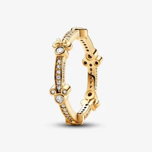 (изображение за) Pandora Disney Mickey Mouse & Minnie Mouse Sparkling Eternity Ring - 162957C01