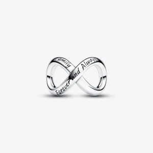 Pandora Forever & Always Infinity Charm - 793243C00 (изображение за) Pandora Forever & Always Infinity Charm - 793243C00