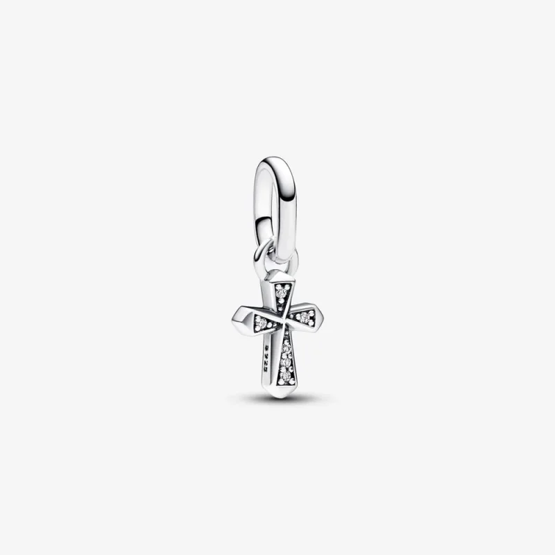 (изображение за) Pandora ME Искрящ кръст Мини висящ талисман - 793044C01