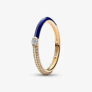 (изображение за) Pandora ME Pavé & Blue Dual Ring - 162528C01