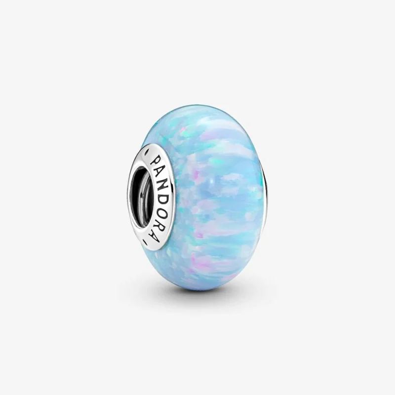 (изображение за) Pandora Opalescent Ocean Blue Charm - 791691C01