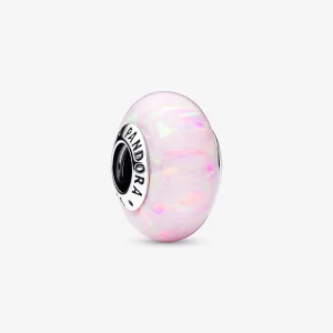 Pandora Opalescent Pink Charm - 791691C03 (изображение за) Pandora Opalescent Pink Charm - 791691C03
